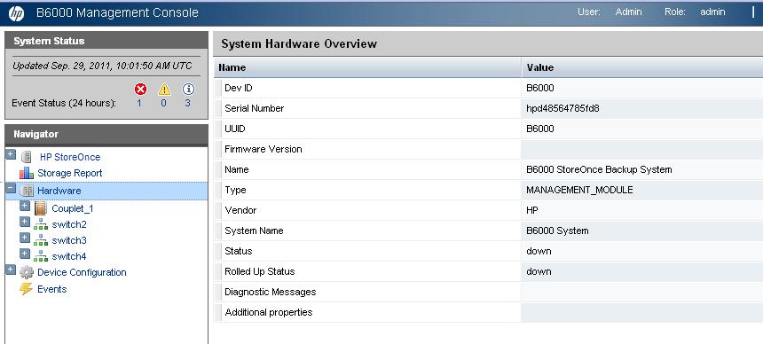 10 Hardware Esta página fornece uma hierarquia em árvore que permite ao usuário monitorar o status dos componentes de hardware instalados.