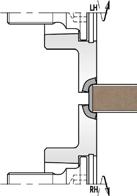 Fresa de 1/4 de círculo para orladoras - Fresa de radio para encoladora de cantos D R b d Z n max Ref. RH Ref. LH Homag - IMA 79 1 23 HSK 25R 4 12000 A861.079.101.97 A861.079.001.