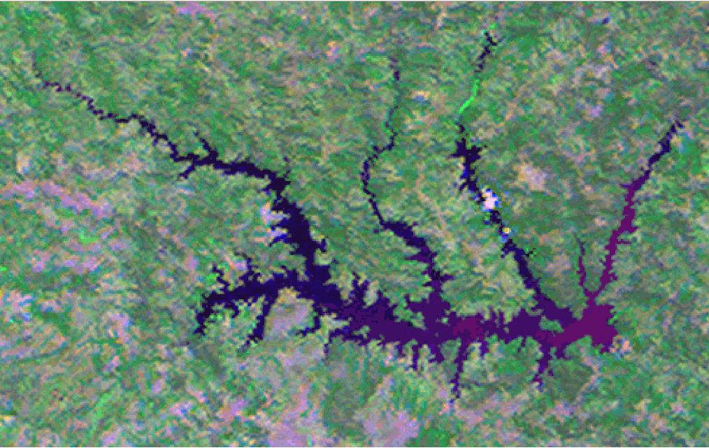 Como já citado anteriormente, as barragens do rio Descoberto e de Santa Maria e o Lago do Paranoá apresentaram um comportamente constante ao longo do período analisado sendo possível inferir apenas