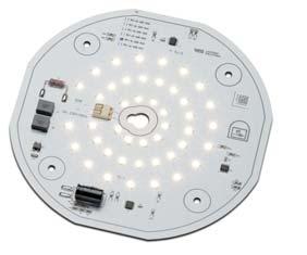 de funcionamento no ponto tc: 80 C 120 Cobertura adicional para proteção contra contacto fig.: ReadyLine DL 164 Estão disponíveis outros módulos LED, também para iluminação de emergência.