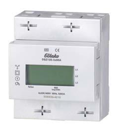 5 W - Corrente de arranque 10mA - O terminal N deve ser sempre ligado - Display digital com 7 dígitos - Com racios TI ajustáveis: 5:5, 50:5, 100:5, 150:5, 200:5, 250:5, 300:5, 400:5, 500:5, 600:5,