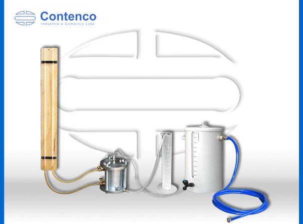 0,33mm. Utilizado em ensaios para uso de não coesivos e de livre drenagem cuja densidade não pode ser estabelecida pelos métodos convencionais.