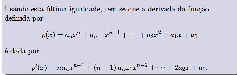 Derivadas.