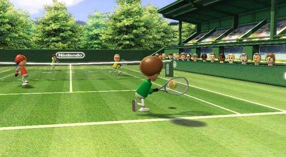 Wii Sports Tênis: Trabalha de maneira funcional as diagonais, funcional e primitiva,