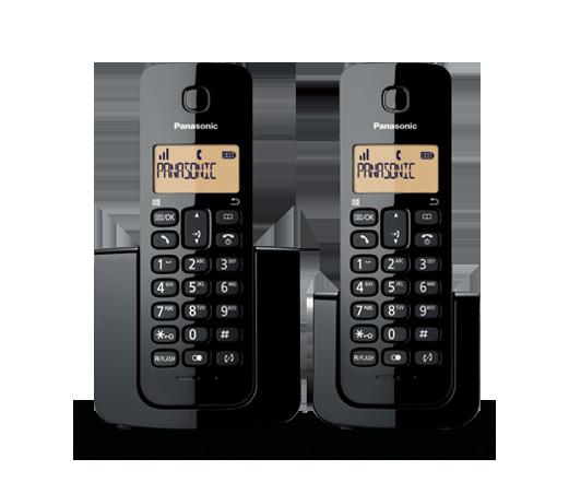 R$ 295,00 KX-TGB112LB Telefone sem fio DECT 6.0 - KX-TGC220LB Compacto e simples. Ideal para qualquer ambiente.