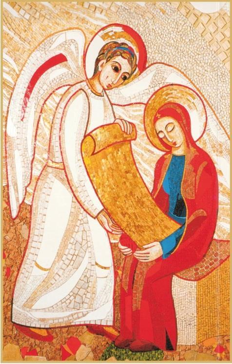 2. A Palavra de Deus chega a Maria não por meio de um texto bíblico, mas através de uma experiência profunda de Deus, manifestada na visita do anjo.