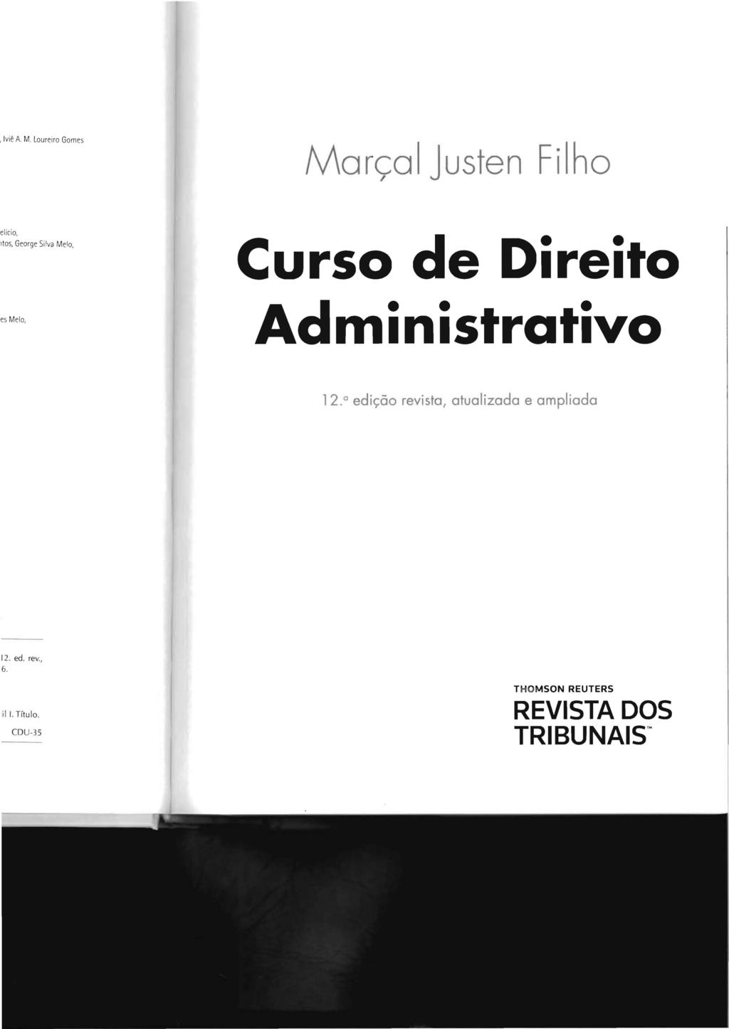 Morçol Justen Filho Curso de Direito Administrativo 12.