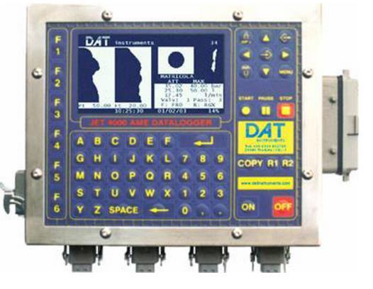 12 Equipamento ensaio Lugeon JET DSP 100 / IR (1 bomba) da DAT Instruments - Medição e gravação dos parâmetros de pressão, caudal e volume; - Exibição instantânea de pressão, caudal e volume