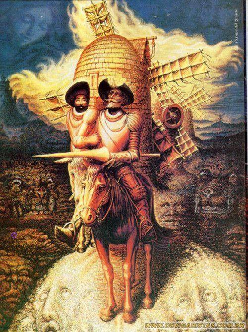 D. Quixote, Cervantes constrói a obra suprema da novela de cavalaria (apesar de