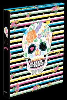 CadEsp A4 80F Skull s P A4 Spiral Book