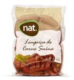 Industrializados Nat Linguiça Suína 81101 12 X 1 kg