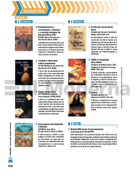 Sugestões Traz indicação de livros, filmes e