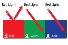 Visão predominante Visão Newtoniana "Every body reflects the rays of it's own colour more copiously than the