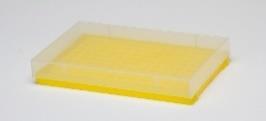 13 mm Peça Rack (caixa) para trabalhos/armazenamento de microplaca de PCR de 96 poços ou 96 micros tubos individuais de PCR (200µl) ou Tubos em