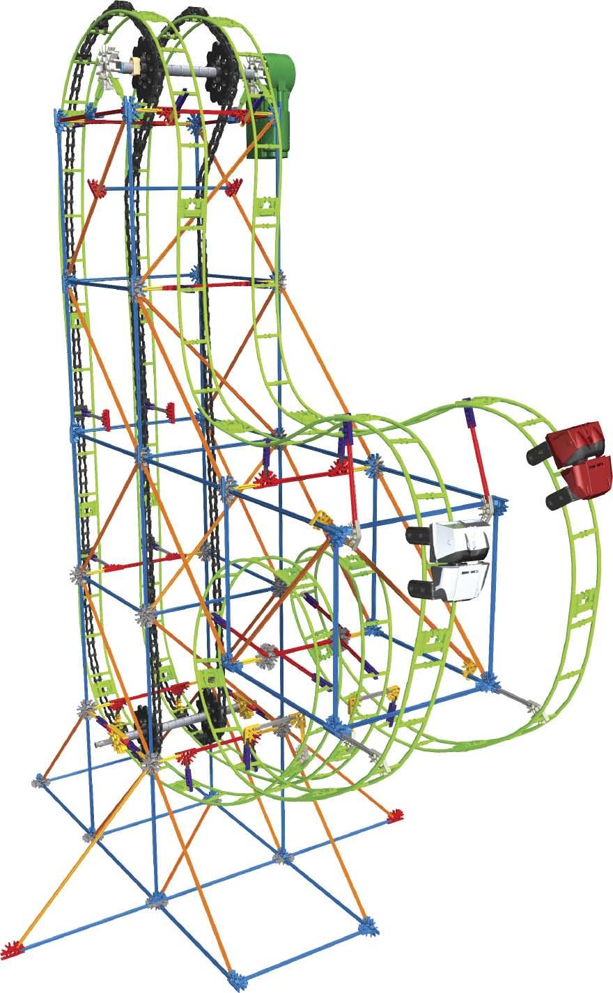 DOUBLE DIP ROLLER COASTER EN Building Idea Bonus instructions at www.knex.com/thrill - rides ES Idea para la construcción Instrucciones de la prima en www.knex.com/thrill - rides FR Idée de construction Plans supplementaires á www.