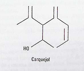 Composição química: - lactonas diterpênicas - flavonóides - resina - saponina - vitaminas - esteróides e/ou diterpenos - polifenóis - taninos - óleo essencial Acetato de carquejol Carquejol Nopineno