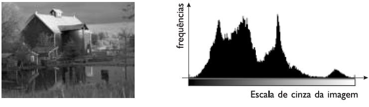 Histograma de frequência Modelo estatístico: Considera a imagem como uma variável aleatória definida no reticulado.