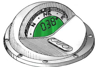 A fluxgate pode ser usada da mesma maneira que uma agulha magnética comum, exceto pelo fato de que ela admite mais de um indicador (repetidora) e que tais indicadores apresentam a informação de rumo