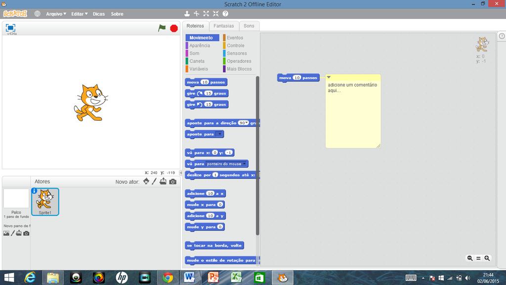 Resultados esperados: Nesta etapa, é esperado que os alunos consigam demonstrar, através da programação com o software Scratch, as propriedades estudadas.