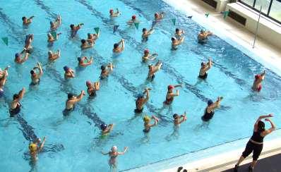 Actividades realizadas na Piscina