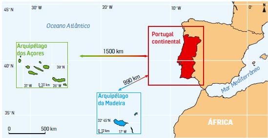 Atualmente, o país é composto por três unidades territoriais distintas: Portugal continental; Arquipélagos dos