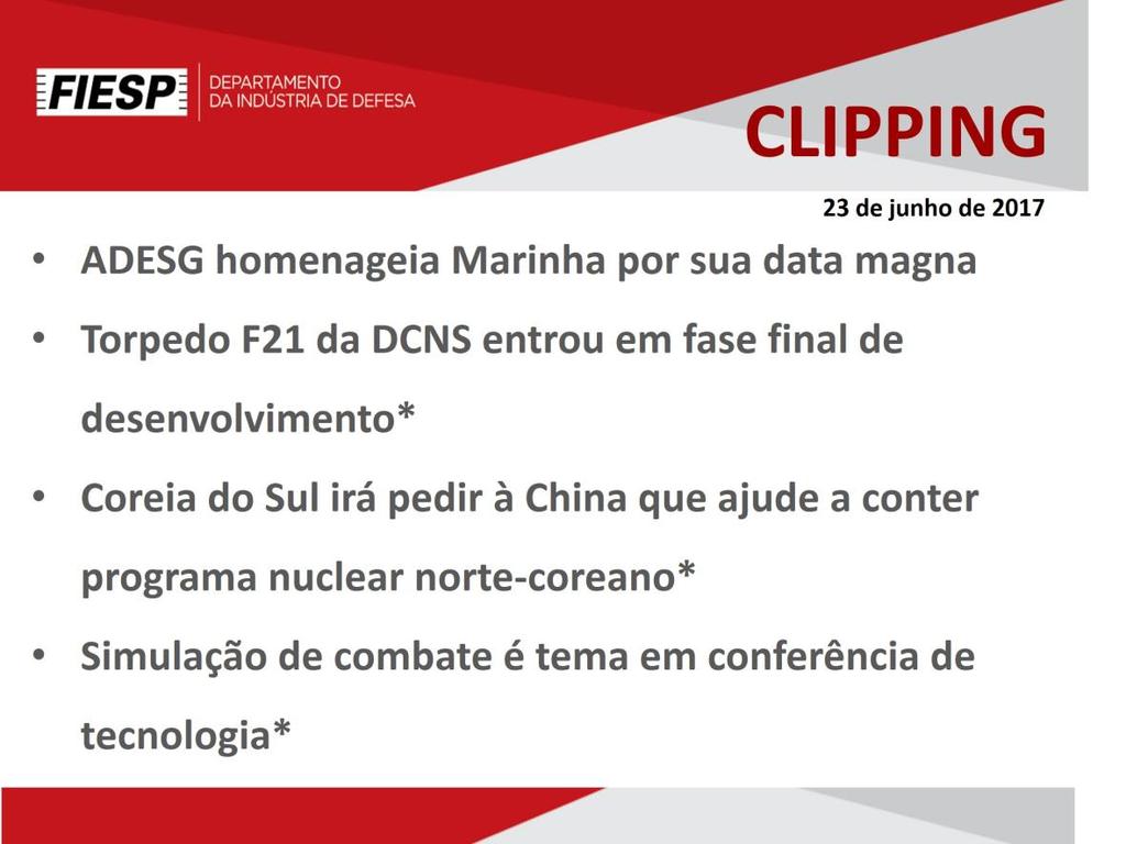 ADESG homenageia Marinha por sua data magna Por Alexandre Gonzaga Rio de Janeiro, 22/06/2017 - A Associação dos Diplomados da Escola Superior de Guerra (ADESG) prestou, nesta quinta-feira (22), uma