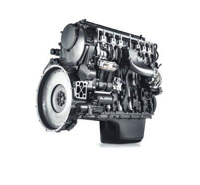 O novo motor CURSOR 9 Euro 6, com cilindrada de 8,7 litros, combustão melhorada e peso otimizado, oferece a melhor eficiência de combustível em viagens de longo curso.