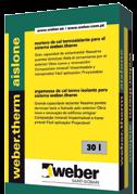 therm Argamassa à base de cal para colagem e revestimento de placas em aglomerado de cortiça expandida.