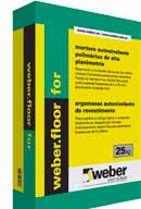 floor Argamassa autonivelante reforçada com fibras fluid Argamassa autonivelante de alisamento saco cinza 25 kg 31,00 palete 48 sacos 44845000 5 609656 121814