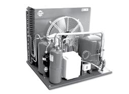 Unidades Condensadoras Herméticas tipos Blue Star e Compact Line Introdução Estas unidades condensadoras são equipadas com os compressores herméticos reciprocantes Danfoss-Maneurop e podem ser