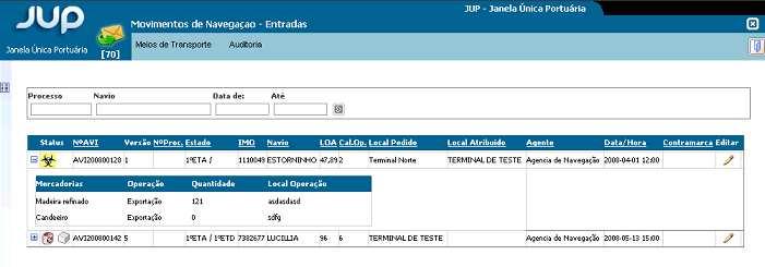 PÁGINA 37 DE 133 Detalhes do Processo Para visualizar os detalhes do processo efectuar um duplo clique sobre a linha do registo do processo ou pressionar sobre o