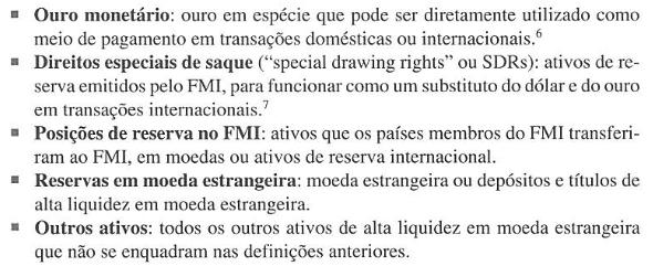 Conta de haveres da autoridade monetária haveres aumentam quando o balanço de