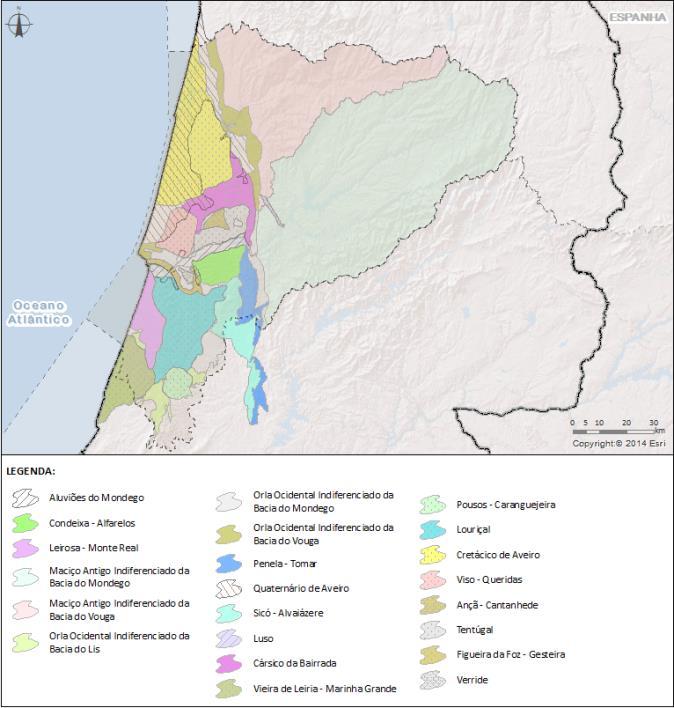 Lis originou no 2º ciclo de planeamento 230 massas de água superficial, das quais 205 são massas de água naturais, e 22 massas de água subterrânea.