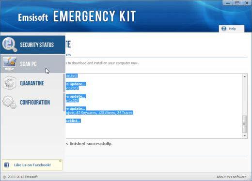 Você pode baixar Emsisoft Emergency Kit a partir do link abaixo, em seguida, extrair a pasta em um local conveniente.