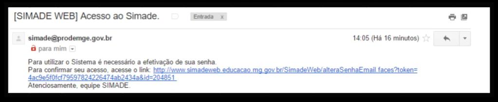 Como o professor registra a senha O professor deve abrir o leitor de email que informou utilizar para registrar a senha que será utilizada para acessar o Diário