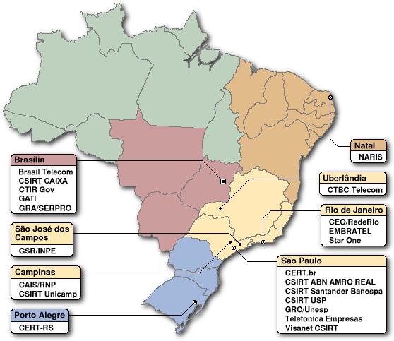 CSIRTs Brasileiros http://www.cert.br/contato-br.
