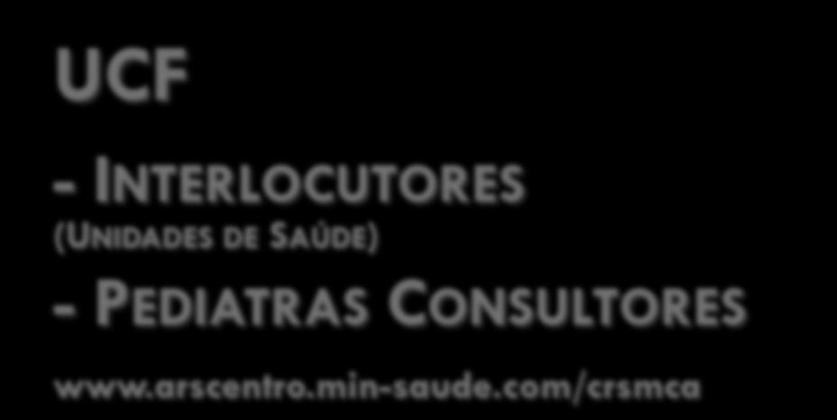 com/crsmca CRSMCA UCF Circuitos Assistenciais -