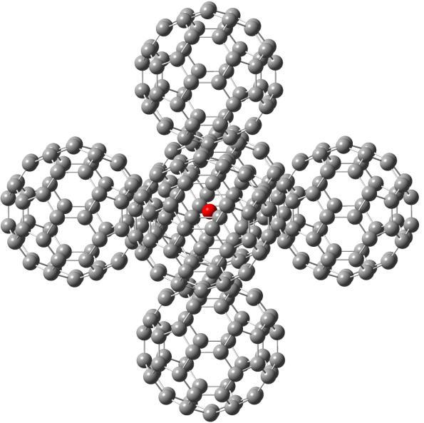Os supercondutores Rb 3 C 60 e Cs 3 C 60 (temperaturas críticas 28 K e 37 K, respectivamente) 10c) têm estrutura cristalina cúbica de corpo centrado, com parâmetros de rede 14,42 Å (1,3% maior que o