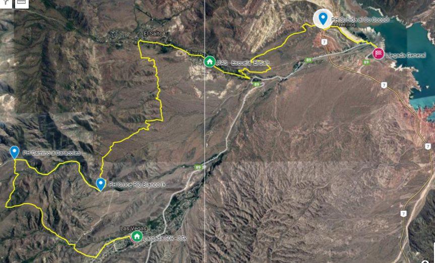 Mapa do circuito: Altimetria: