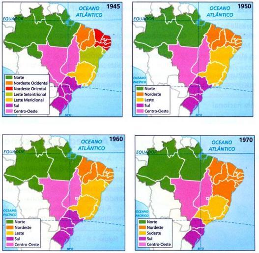 Regionalização Brasileira Divisão Político - Administrativa Divisão Político - Administrativa O Brasil está dividido em cinco Regiões.