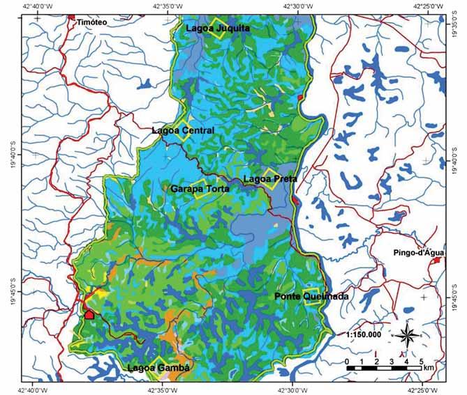 com praticamente todo seu domínio devastado, cerca de 95% (MITTERMEIER et al., 1999, MORELLATO; HADDAD, 2000), levando em conta sua ocorrência nas áreas de maior concentração populacional do país.