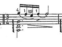 No compasso 29, volta-se ao início da peça, com poucas variações caracterizando uma repetição (R) do que já foi exposto. E, finalmente, no compasso 39 (Fig.