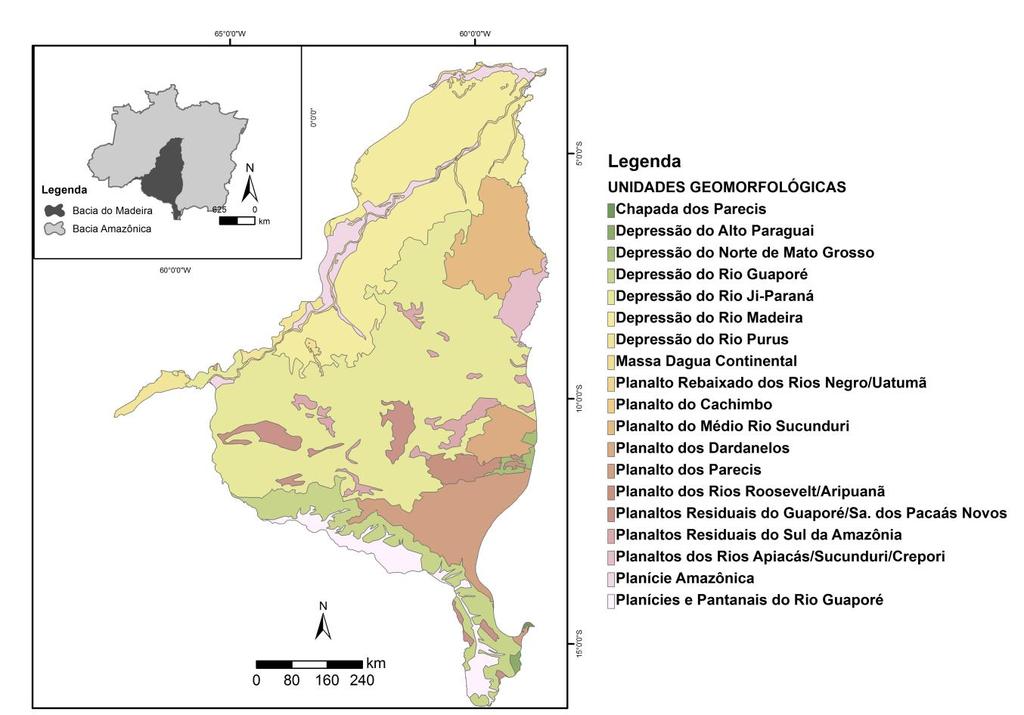 34 Figura 12: Unidades Geomorfológicas IBGE (BRASIL, 2009c). Org. Luciana Muniz, 2013.