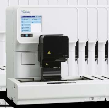 Analisador de química de urina totalmente automatizado UF 5000 Rapidez e confiança em um processamento de até 276 amostras por hora; Nova tecnologia de fotometria com sensor de cor que escaneia cada