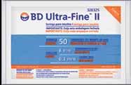 Seringas BD Ultra-Fine * Seringa com capacidade para 30 Unidades Escala com graduação de 1 em 1 Unidade, registra com precisão doses pares e ímpares.