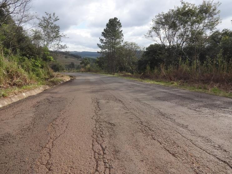 Situação do pavimento no km