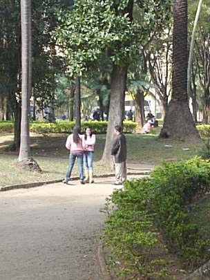 3 da foto 3), o uso significativo das calçadas e ruas por parte daqueles envolvidos de algum modo com as redes de comércio da