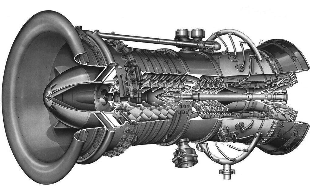 FIGURA 6 Turbina a gás da Rolls-Royce modelo RB-211. Fonte: ROLLS-ROYCE (2011). 2.5.