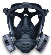 Proteção respiratória RESPIRADOR FACIAL (COM MANUTENÇÃO) (máscara panorâmica) Proteção das vias respiratórias para evitar contaminação por agentes biológicos e químicos (aerodispersóides).