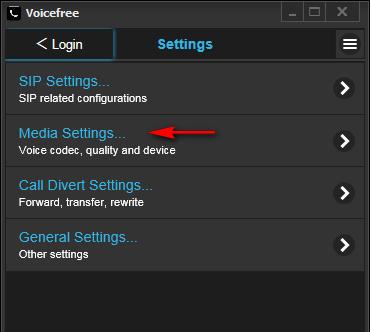 Volte para a tela de Settings, conforme ao lado, e